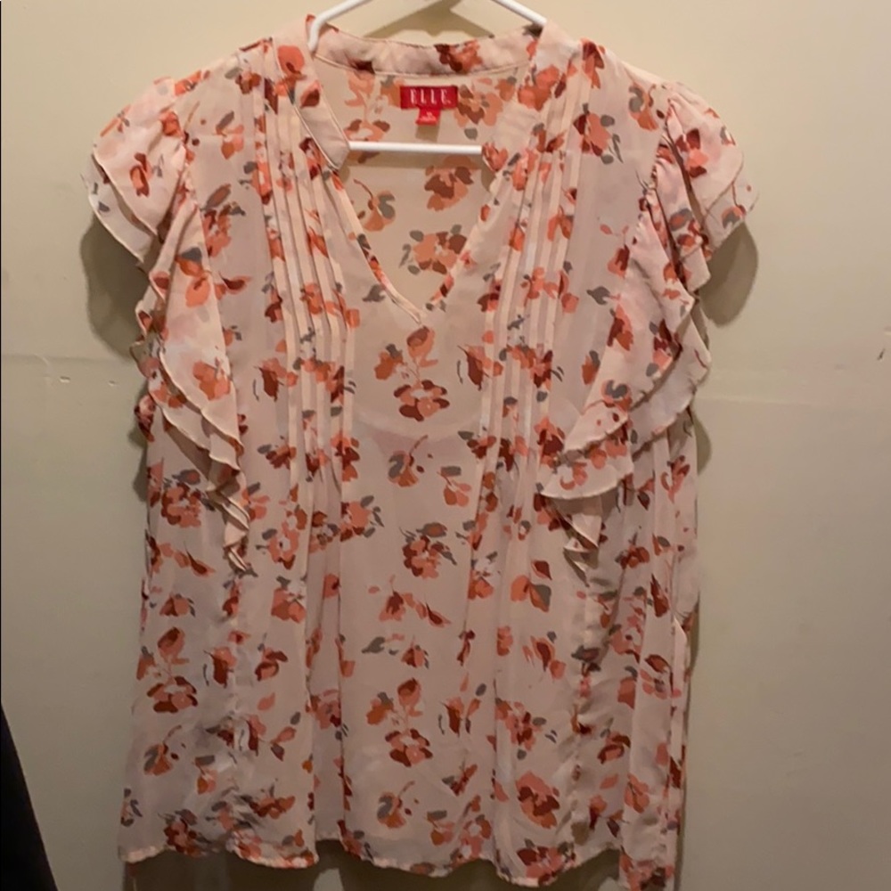 Elle Pink Sleeveless Blouse (2pc)